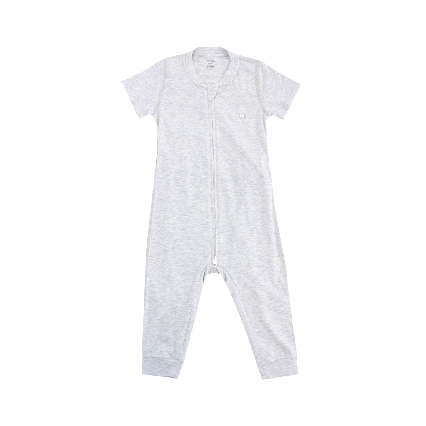Basics Short Sleeve Drop Bottom Romper