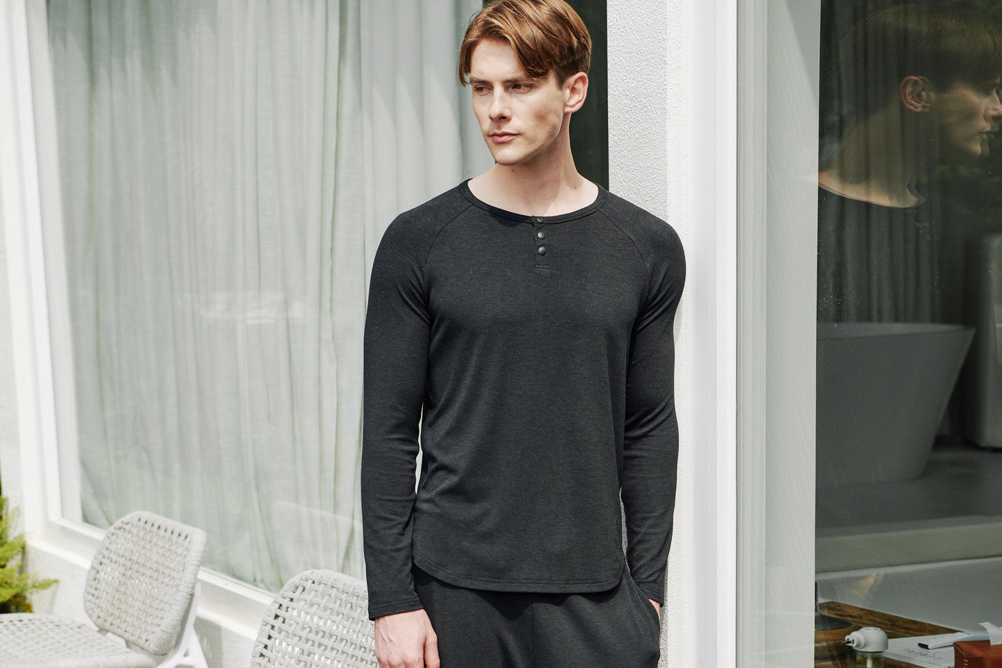 Men's Basics Henley Shirt