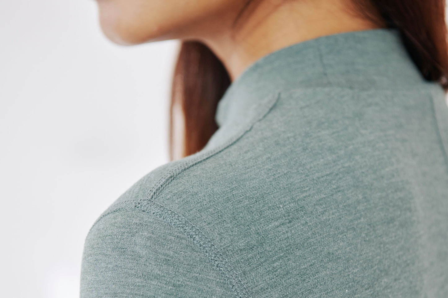 Women's Basics Mock Neck Top
