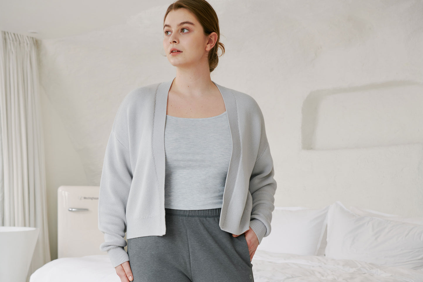 Women's Basics Cropped Cardigan