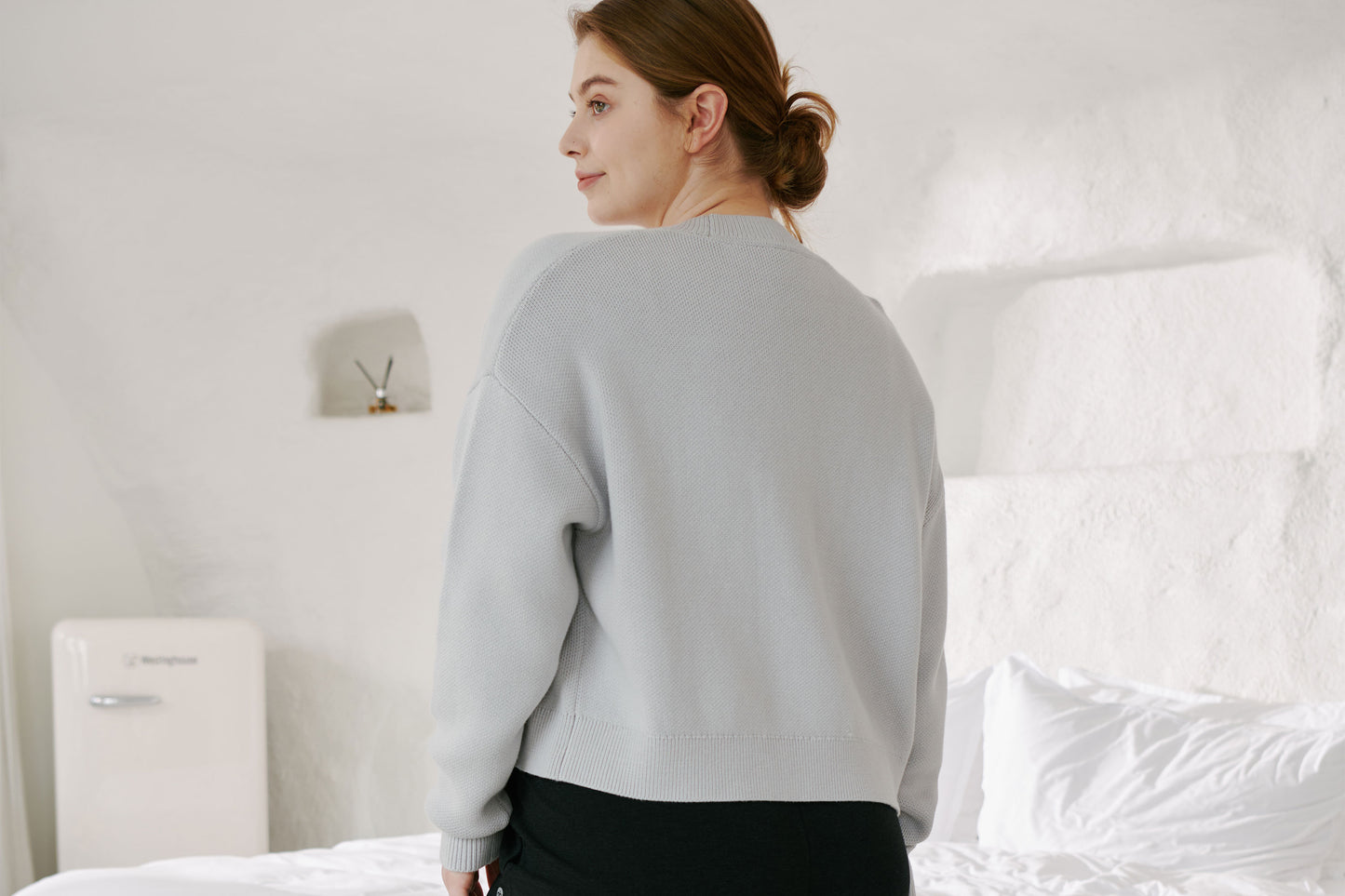 Women's Basics Cropped Cardigan