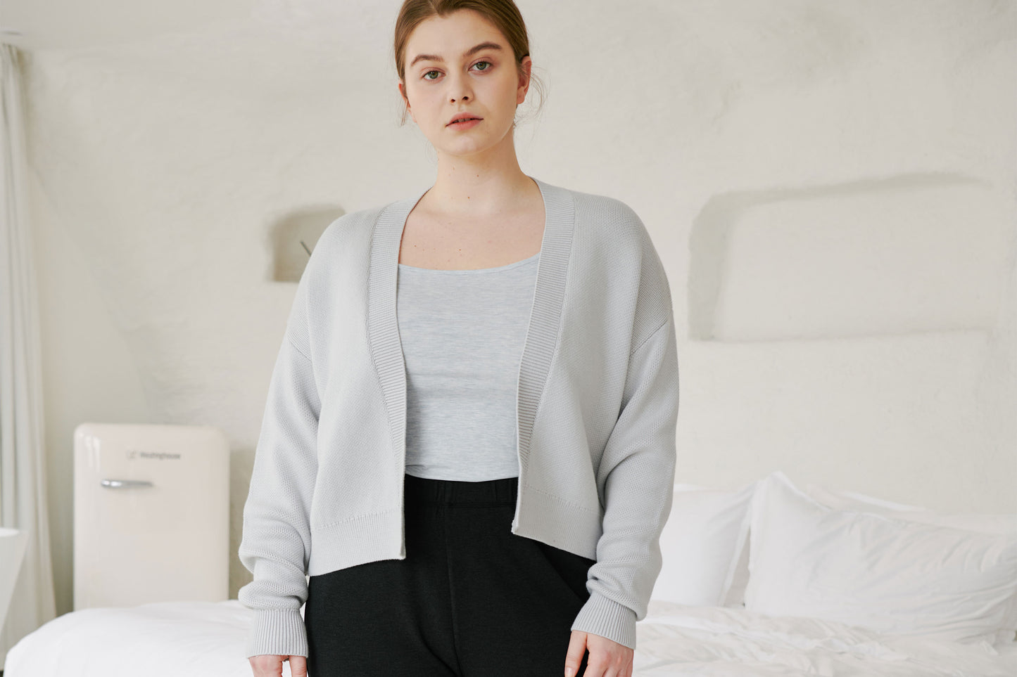 Women's Basics Cropped Cardigan