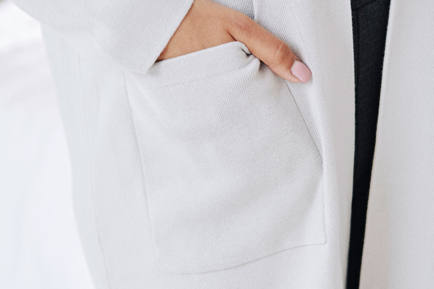 Women's Basics Long Cardigan