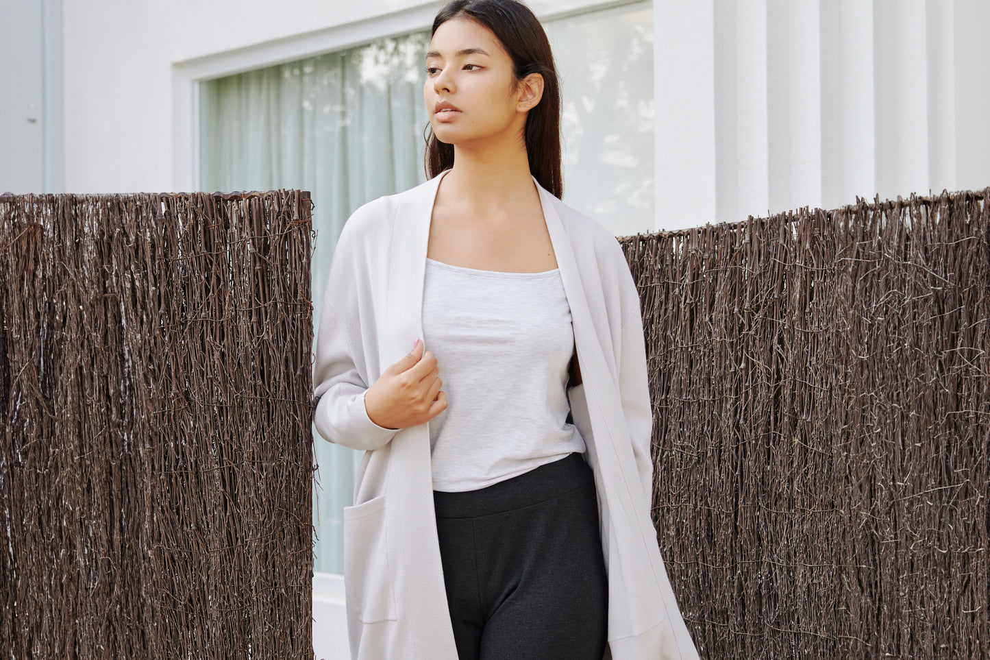 Women's Basics Long Cardigan