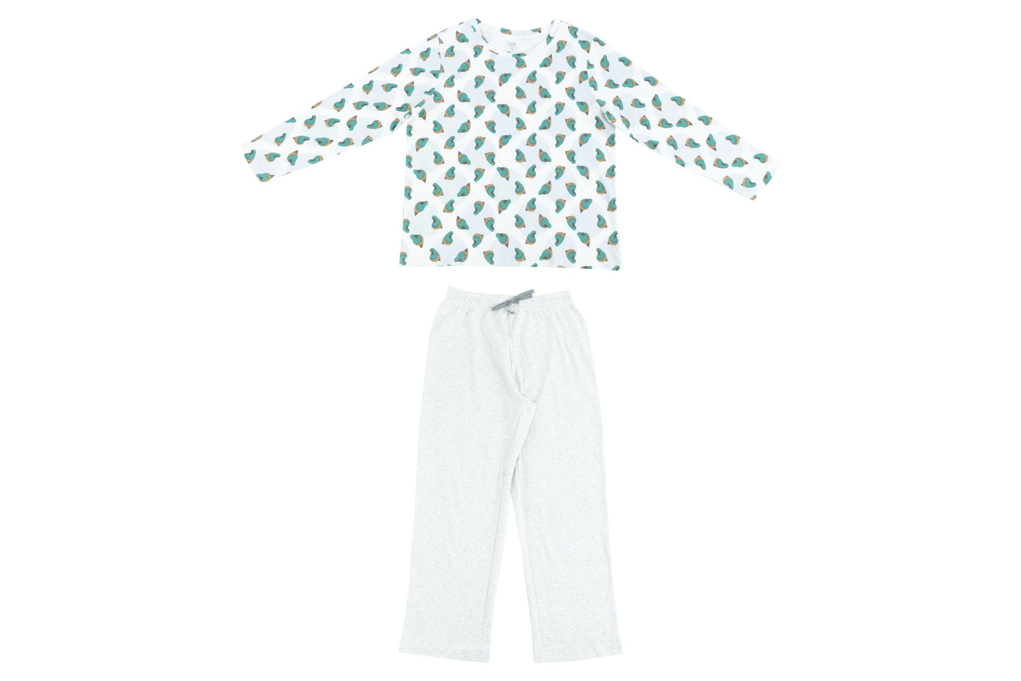 Women's Organic Cotton Long Sleeve PJ Set - A Quail Tale - Nest Designs