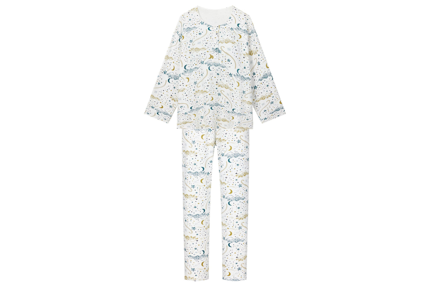 Women's Long Sleeve Nursing PJ Set