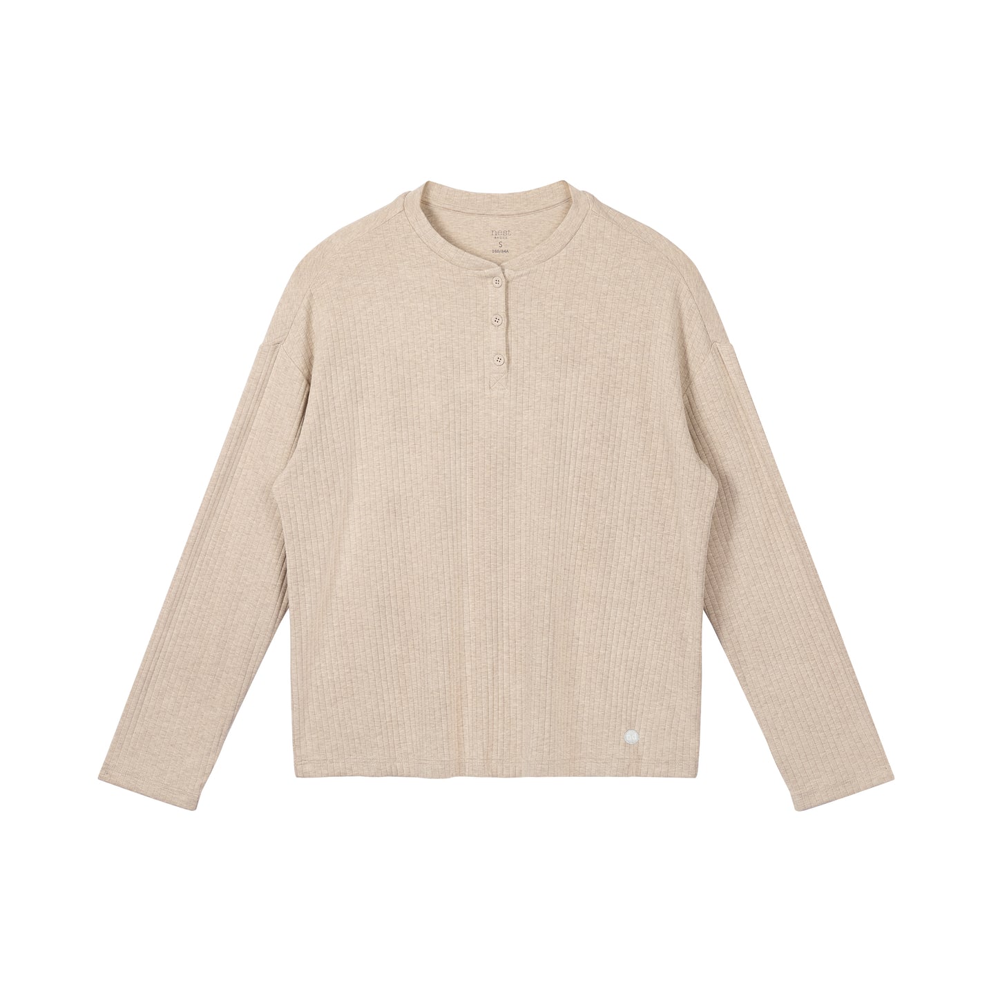 Women’s Basics Ribknit Long Sleeve Henley