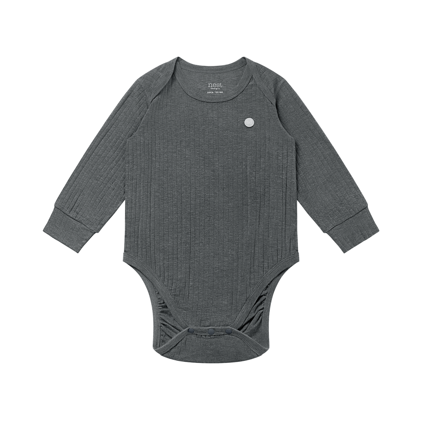 Basics Ribbed Long Sleeve Onesie