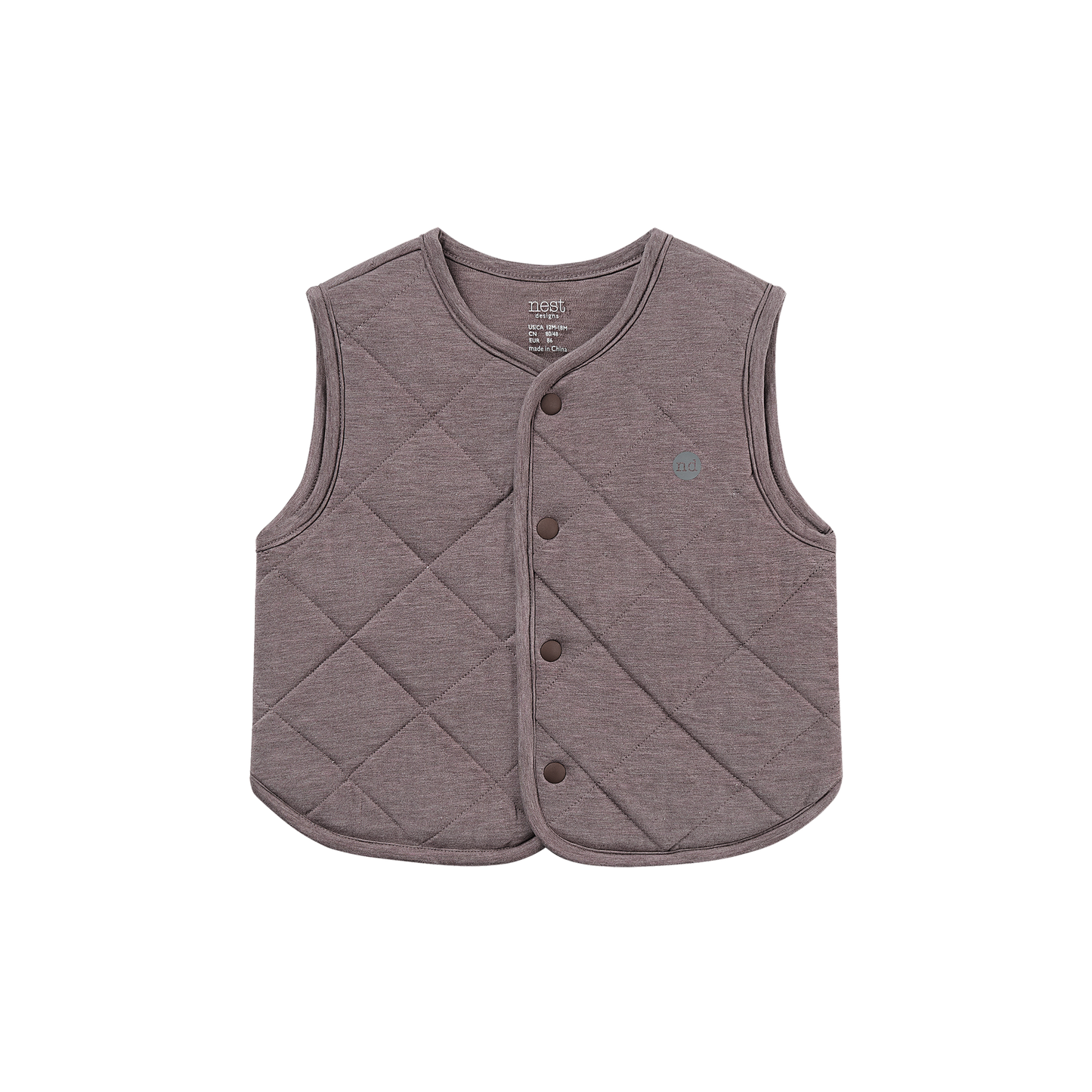 Basics Quilted Reversible Vest
