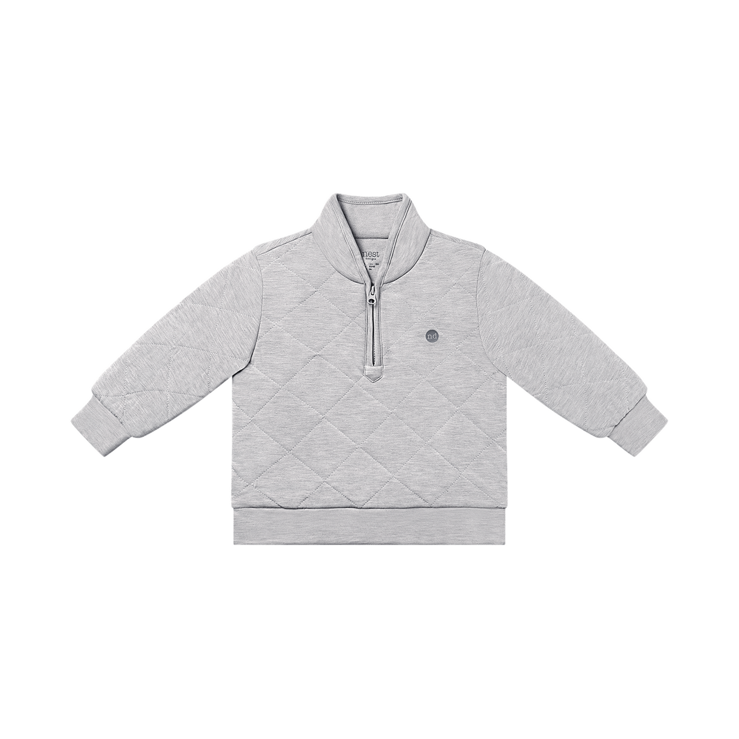 Basics Unisex Quilted Pullover