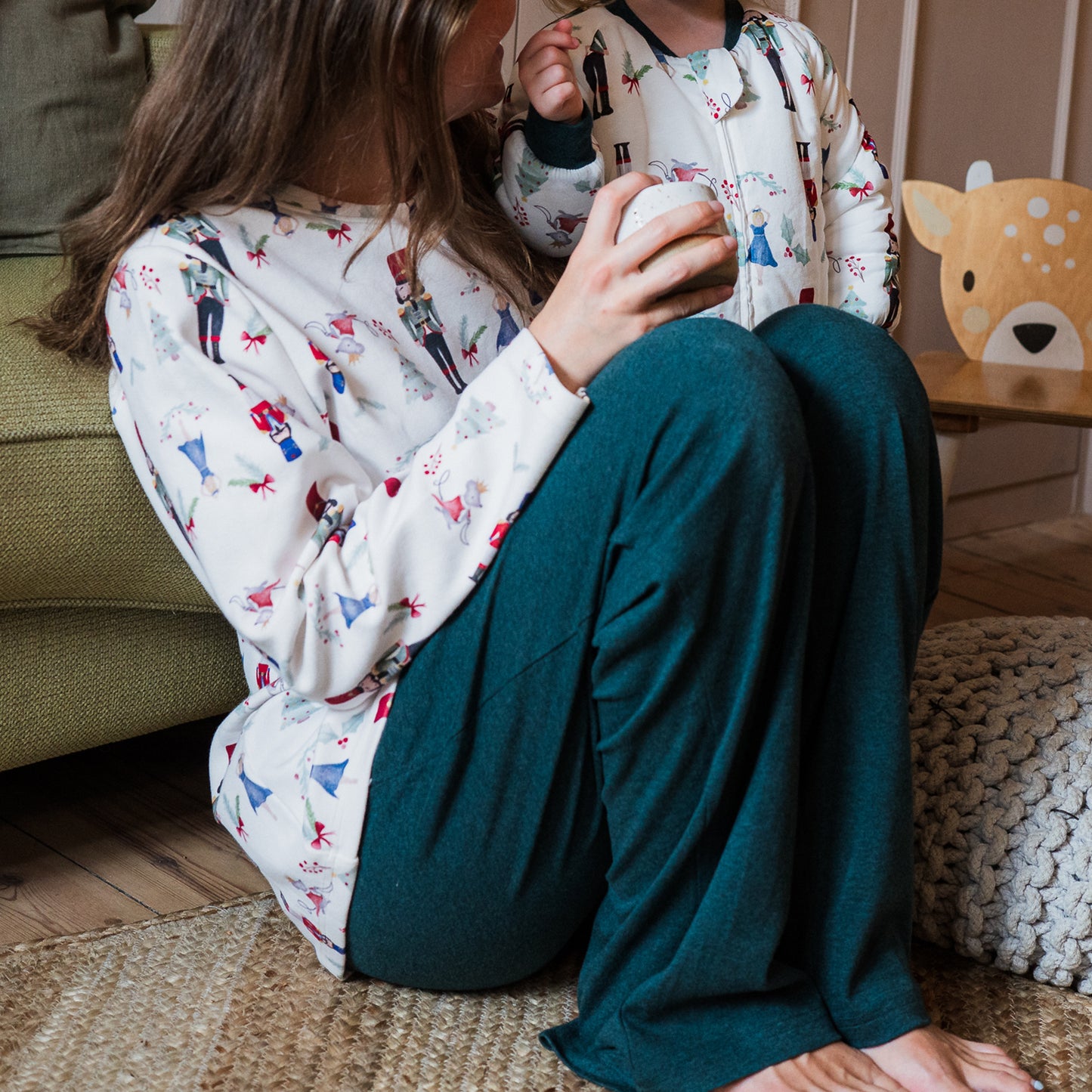 Women's Long Sleeve Tee PJ Set