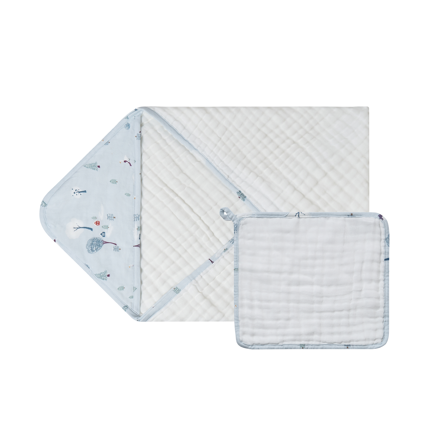 6-Layer Hooded Baby Bath Towel