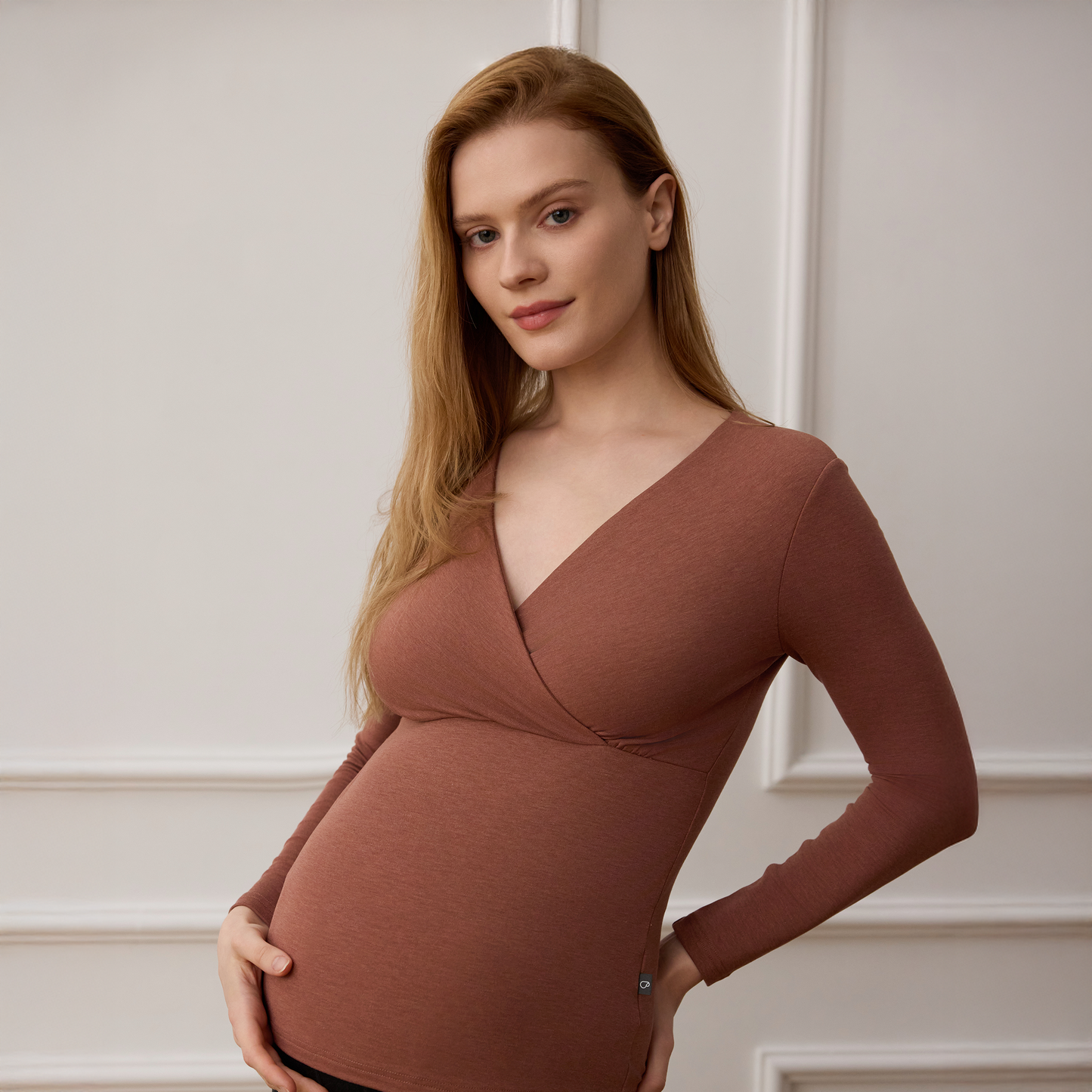 Nest Bump Long Sleeve Nursing Top