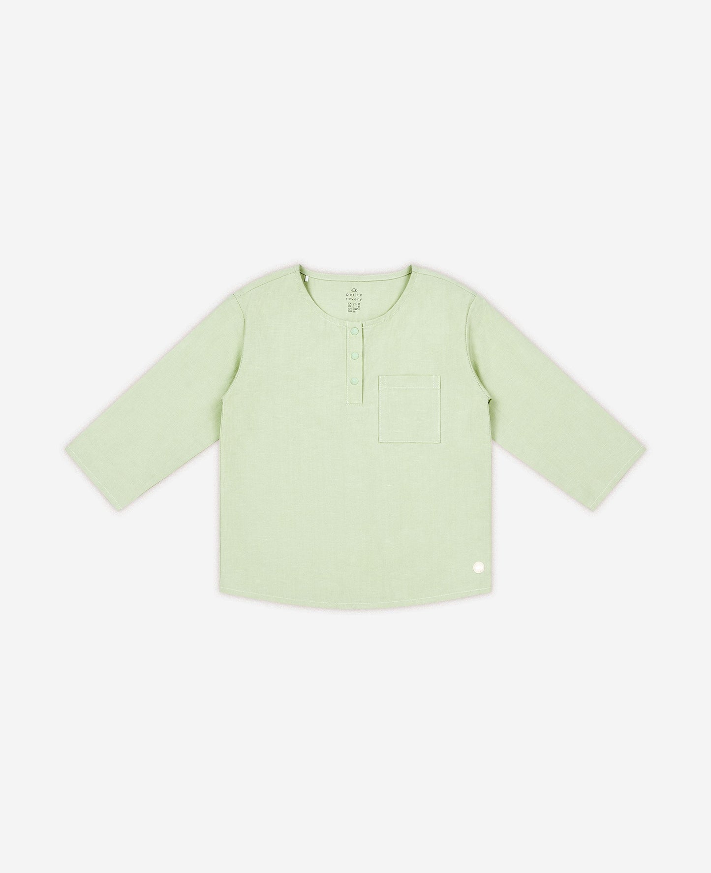 Long Sleeve Henley Top