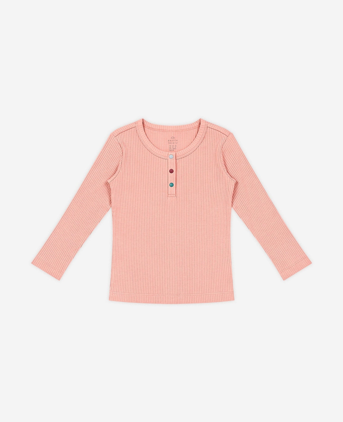 Rib Knit Long Sleeve Henley
