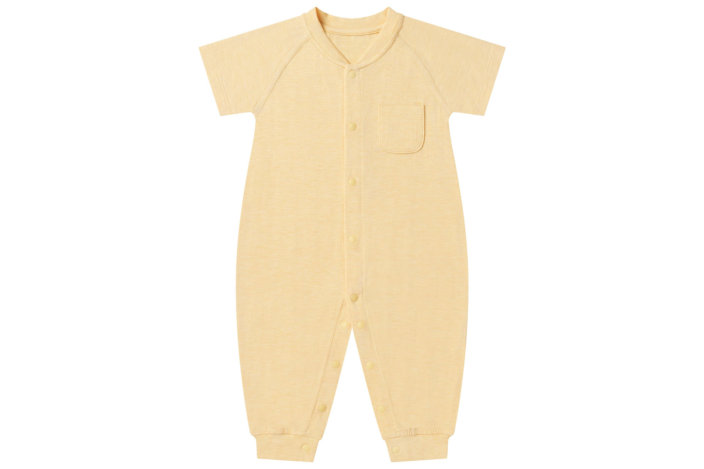 Short Sleeve Button Up Romper