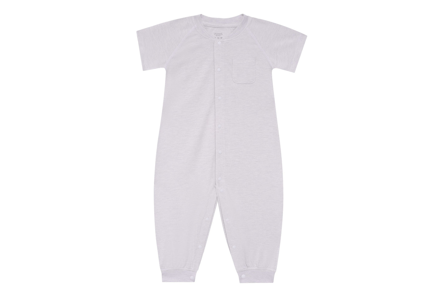 Short Sleeve Button Up Romper