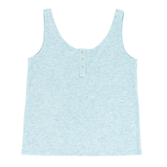 Women's Basics Henley Tank Top