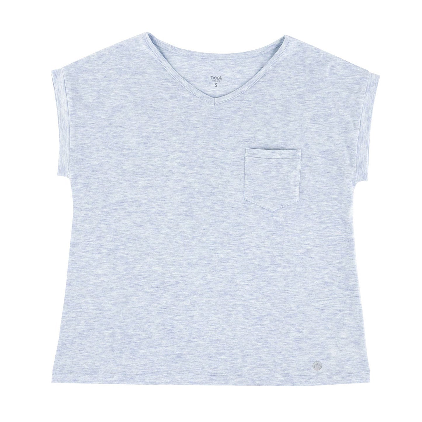 Women's Basics Cap Sleeve V-Neck Shirt