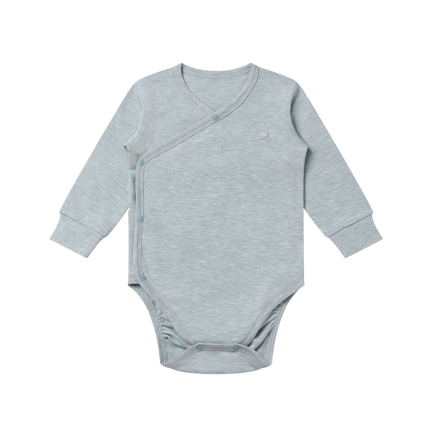 Basics Long Sleeve Kimono Onesie