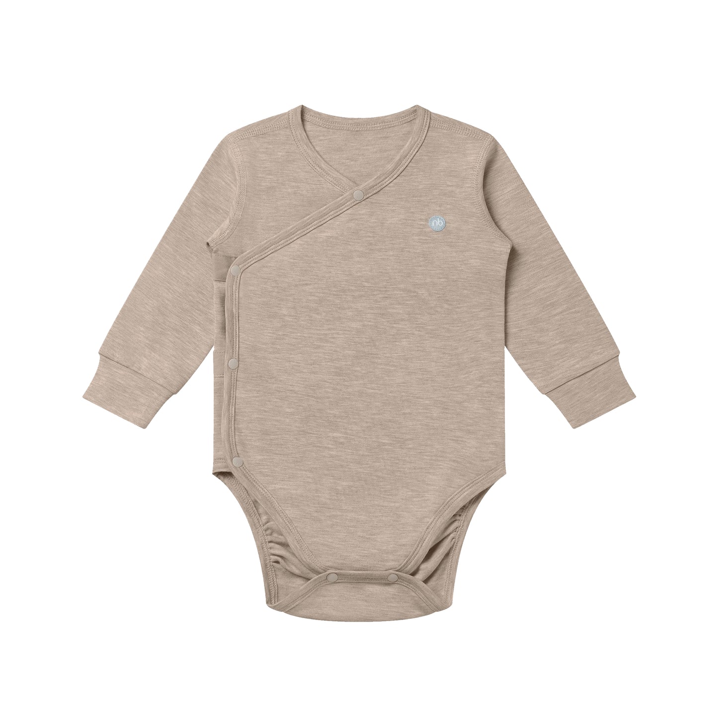 Basics Long Sleeve Kimono Onesie