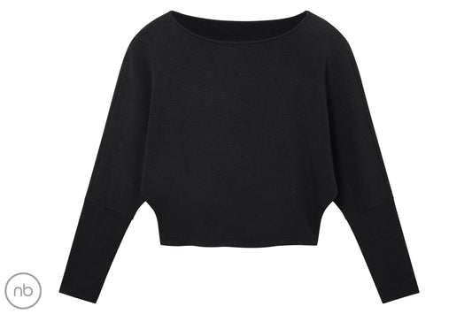 Women's Basics Winter Boat Neck Top