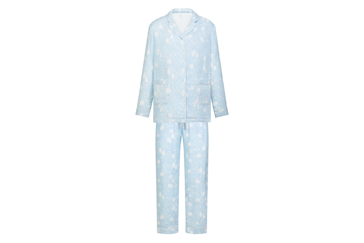 Women's Long sleeve Button-up PJ Set