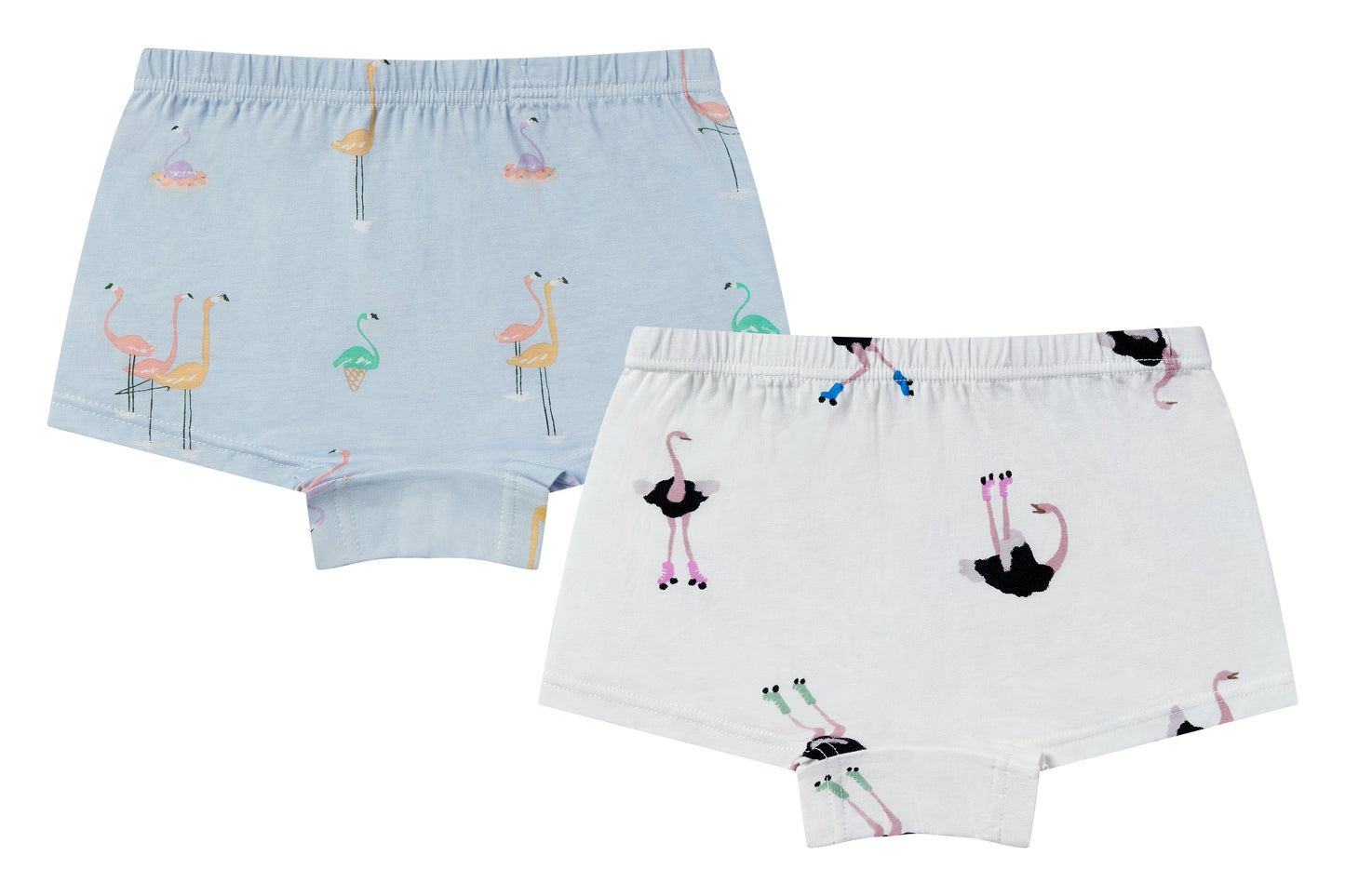 Girls Boy Short Underwear (2 Pack)