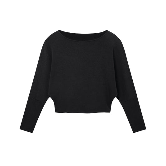 Women's Basics Winter Boat Neck Top