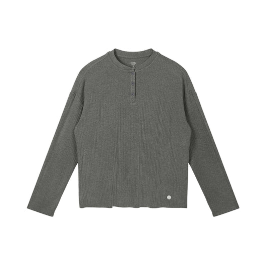 Women’s Basics Ribknit Long Sleeve Henley