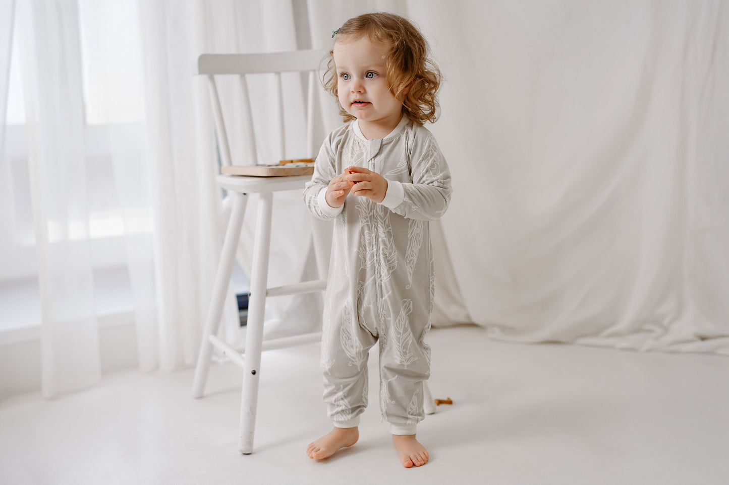 One Piece Zip Long Sleeve Footless Sleeper