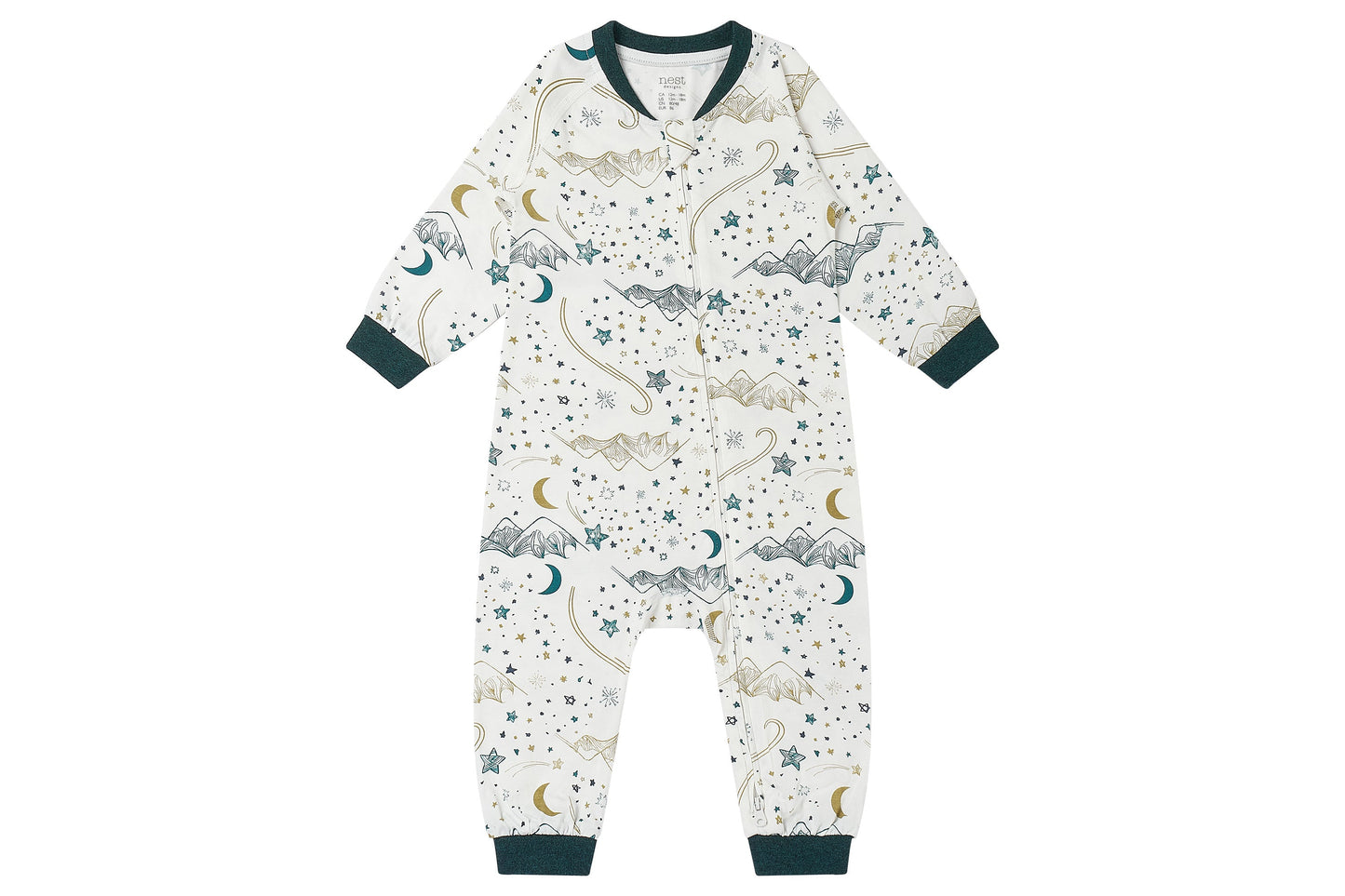 One Piece Zip Long Sleeve Footless Sleeper