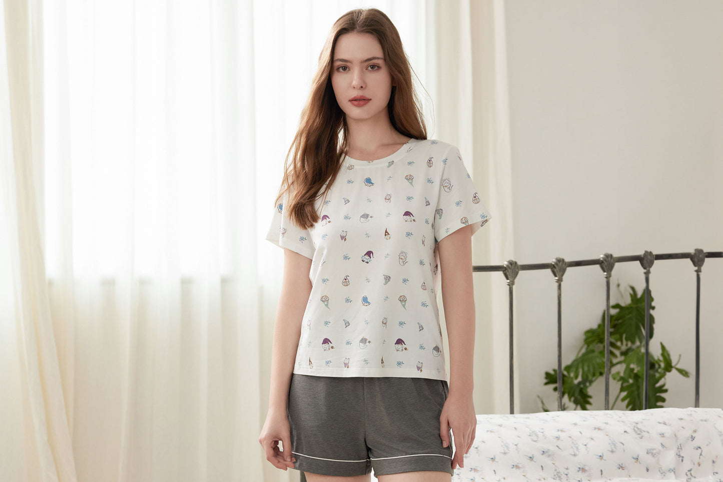 Women's Short Sleeve PJ Set