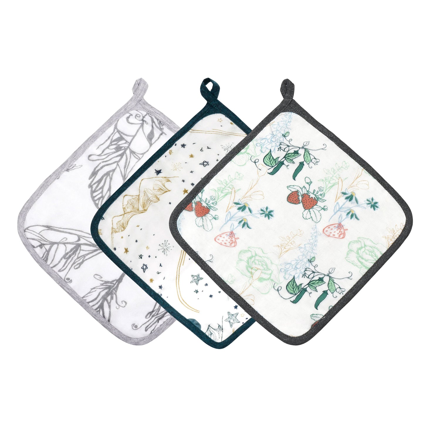 4-Layer Baby Washcloth Set (3 Pack)