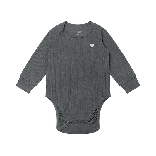 Basics Ribbed Long Sleeve Onesie