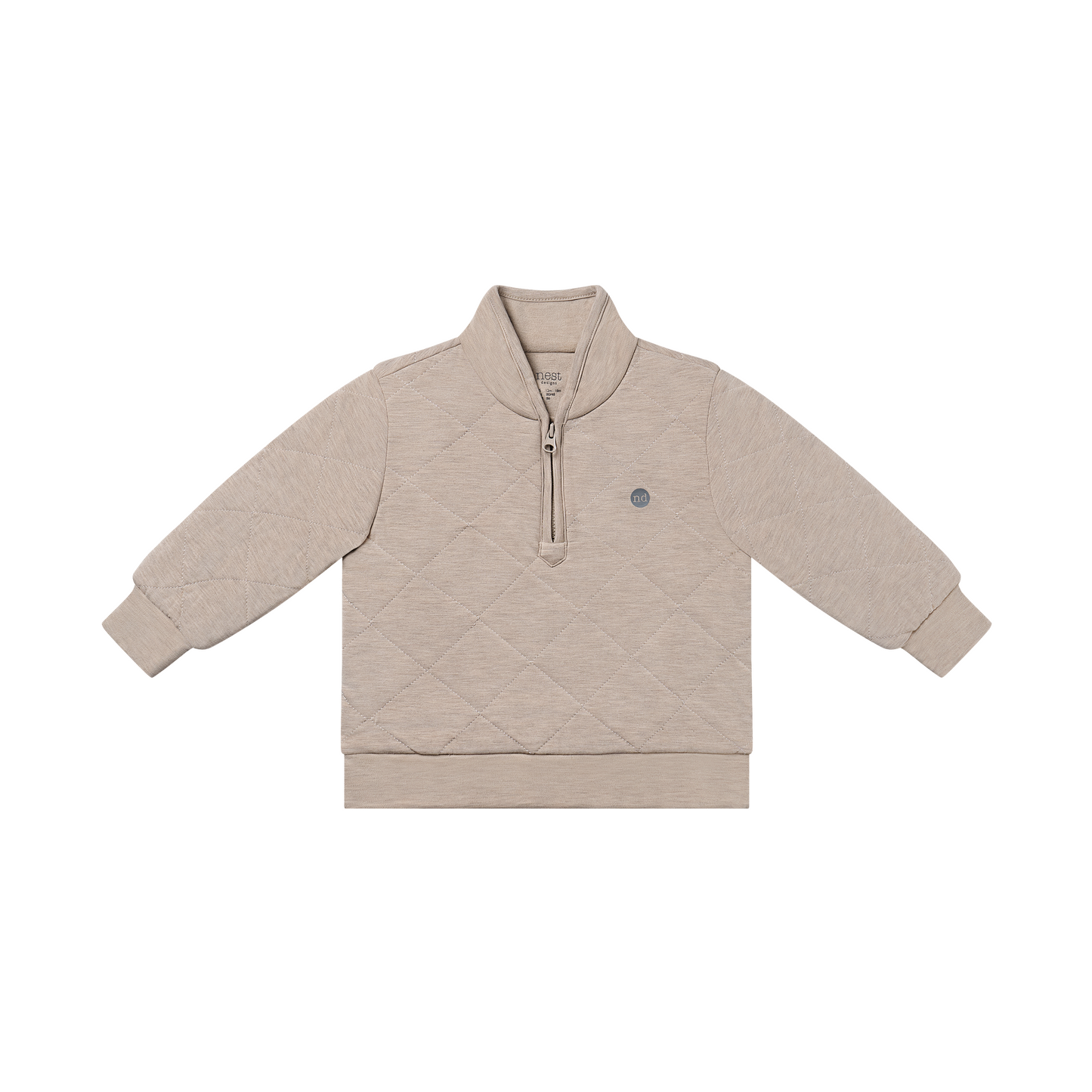 Basics Unisex Quilted Pullover