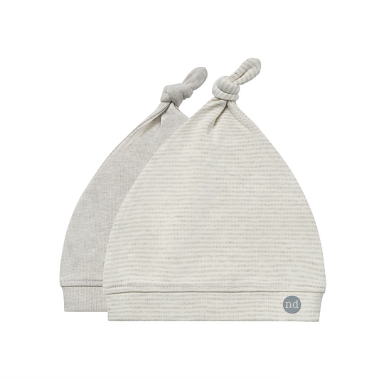 Basics Baby Knotted Hat (2 Pack)