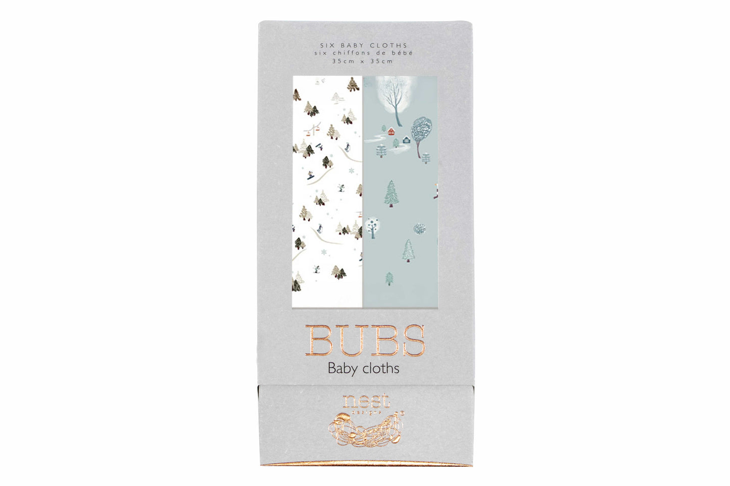 Bubs Baby Washcloths (6 Pack)