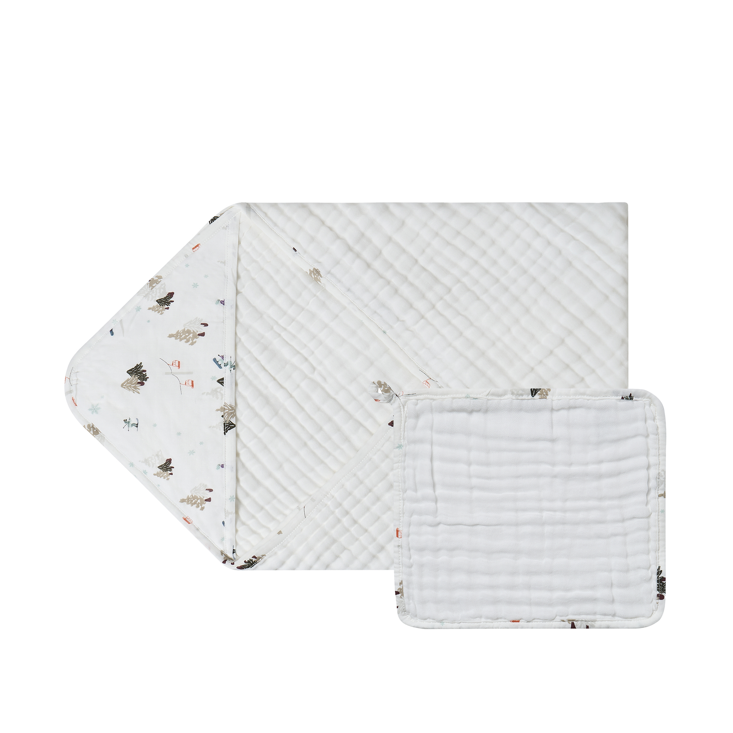 6-Layer Hooded Baby Bath Towel
