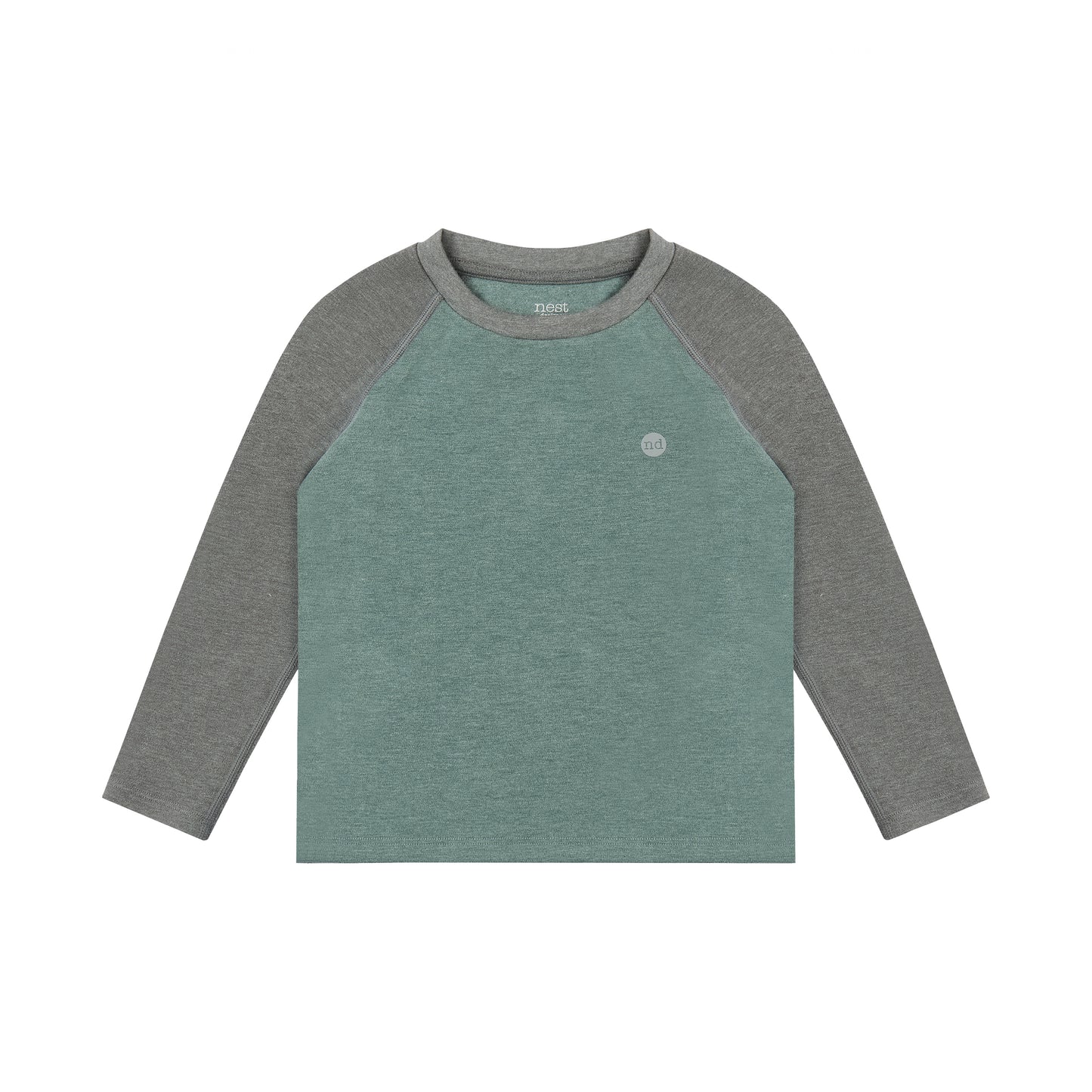 Basics Contrast Raglan Sleeves Top