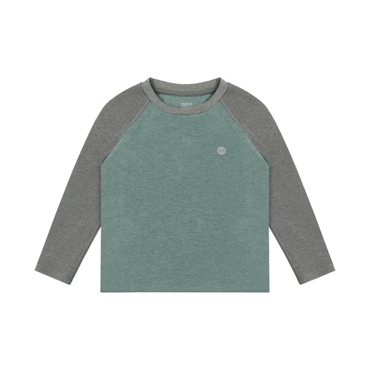 Basics Contrast Raglan Sleeves Top