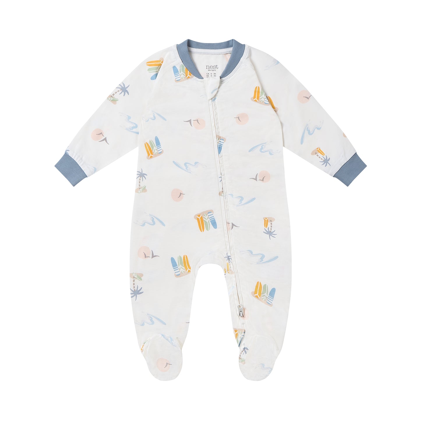 One-Piece Zip Footed Sleeper