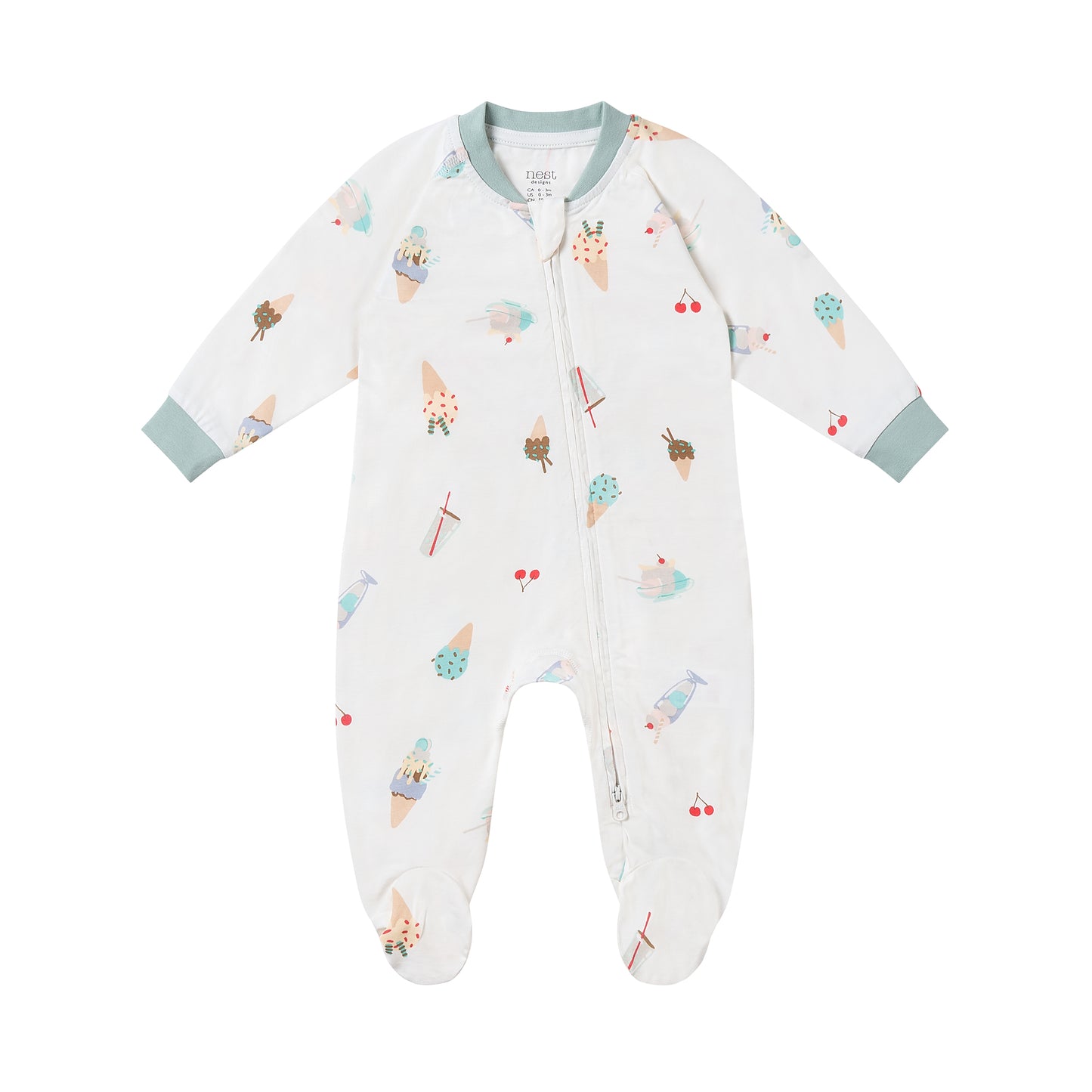 One-Piece Zip Footed Sleeper