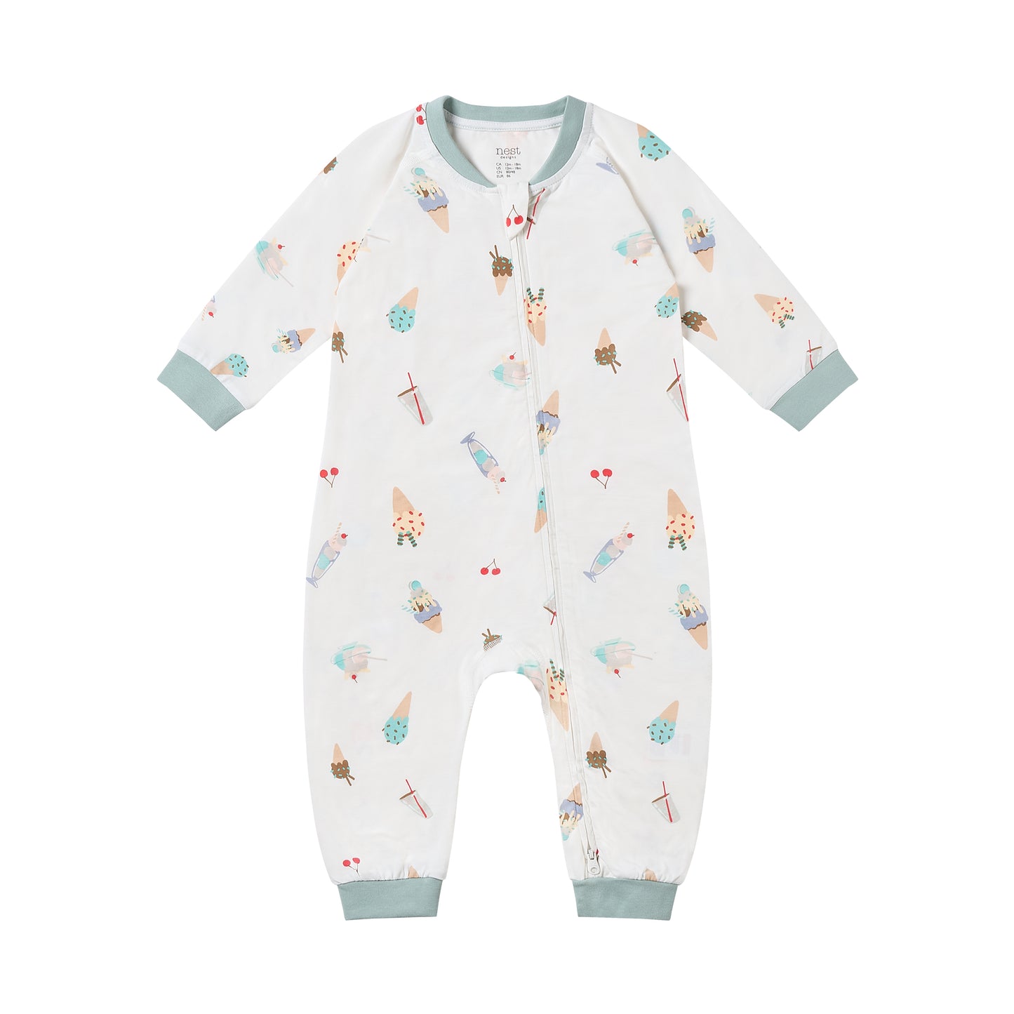 One-Piece Zip Footless Sleeper