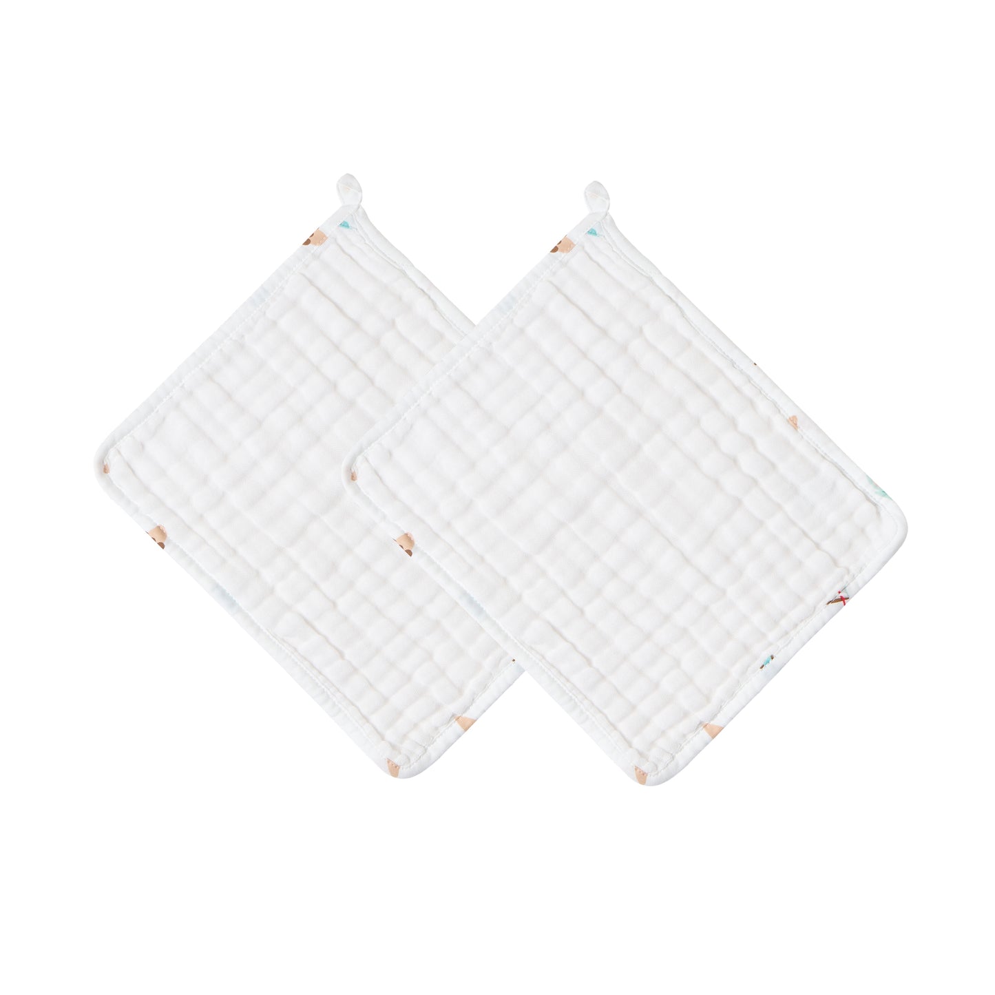 6-Layer Baby Washcloth Set (2 Pack)