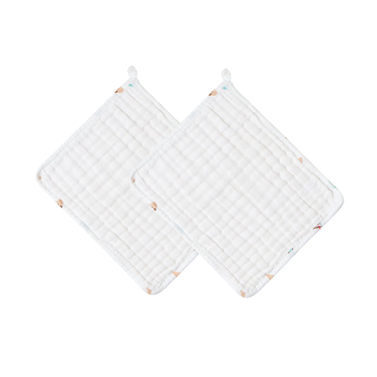 6-Layer Baby Washcloth Set (2 Pack)