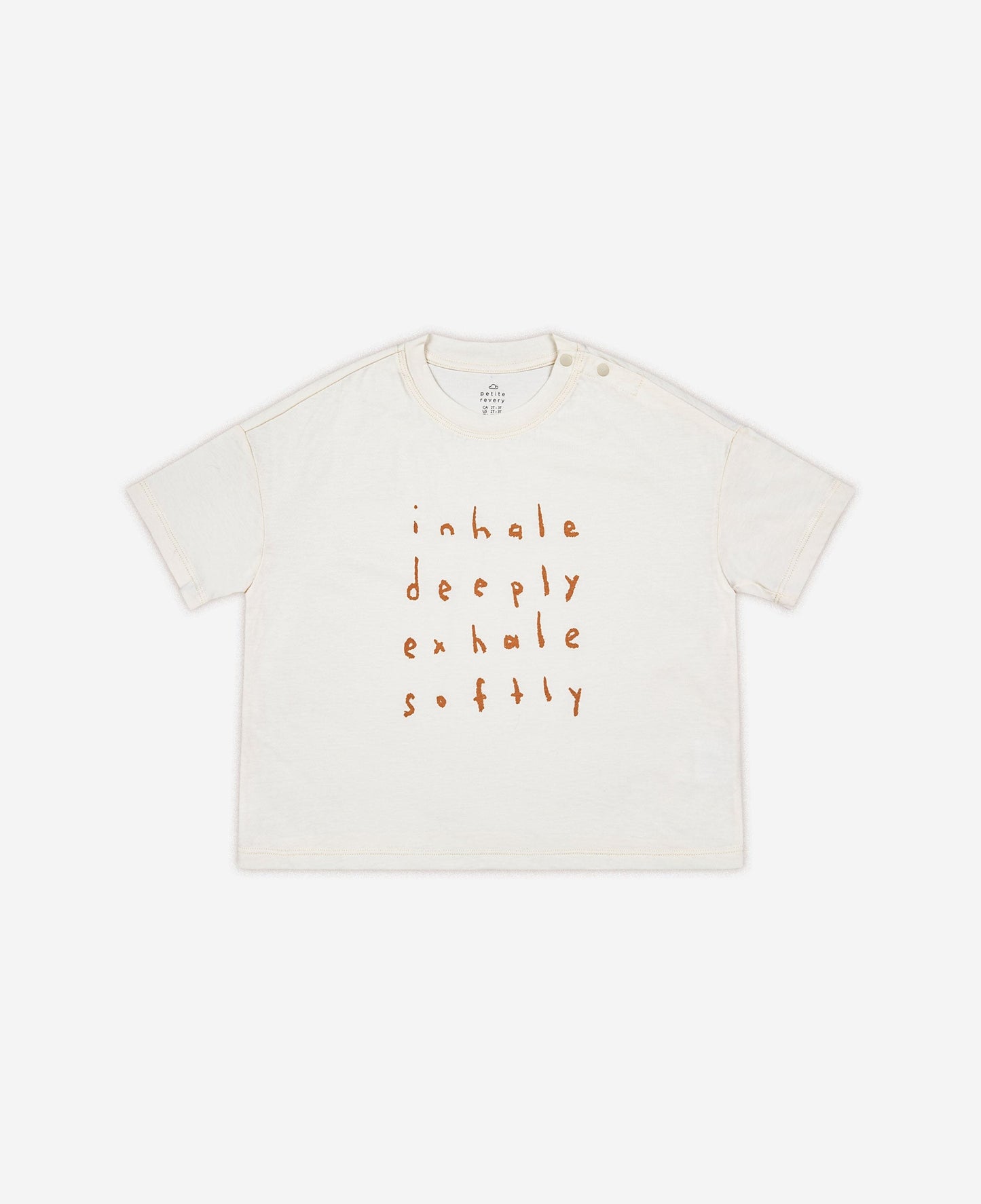 Inhale Exhale Short Sleeve Boxy Tee