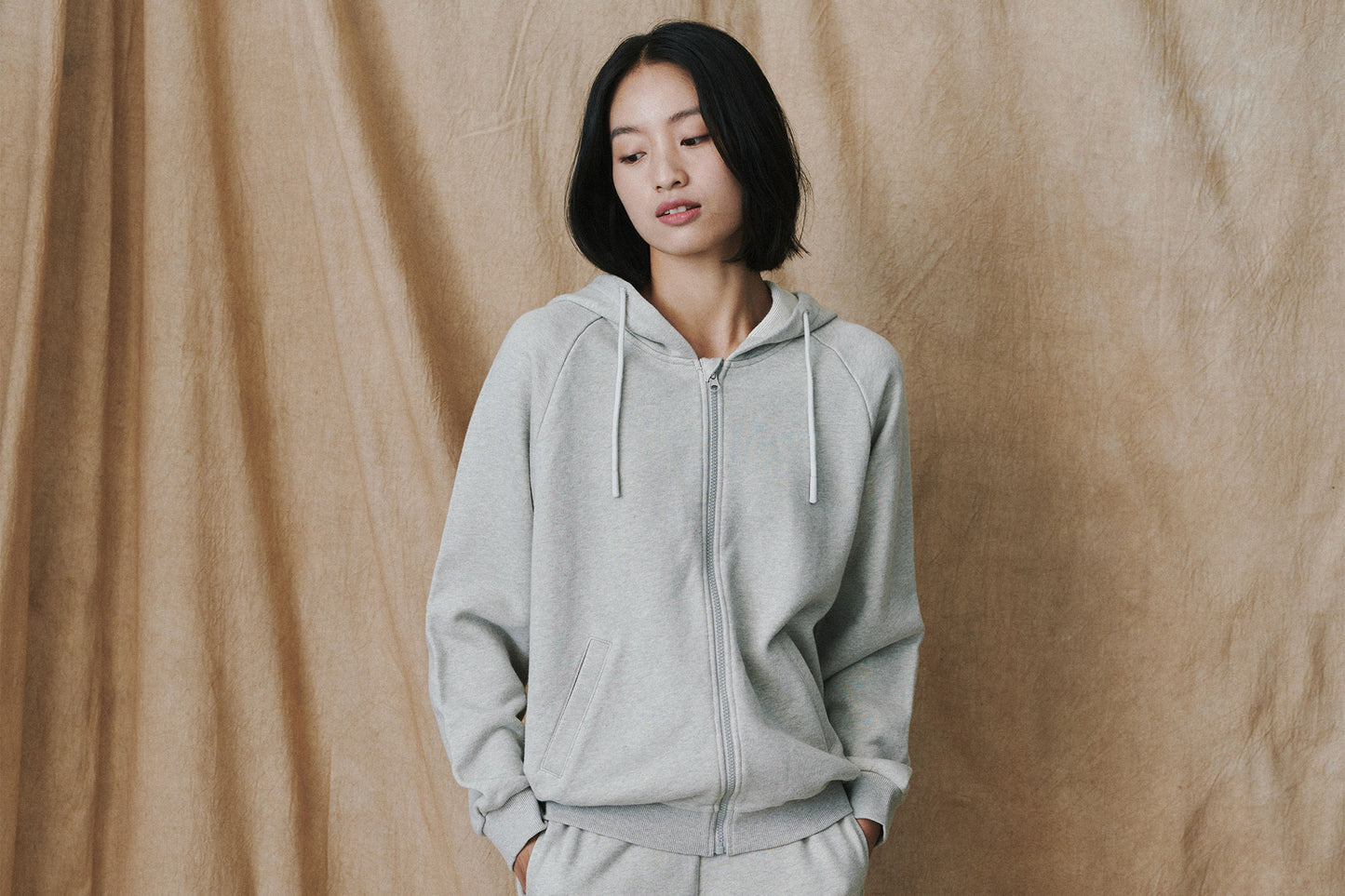 Women's Basics Zip Up Hoodie