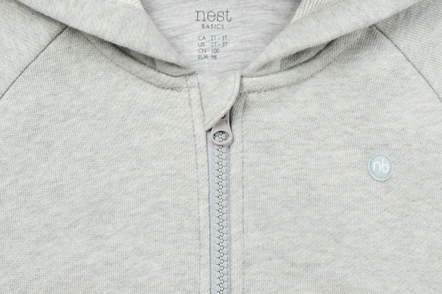 Basics Zip Up Hoodie