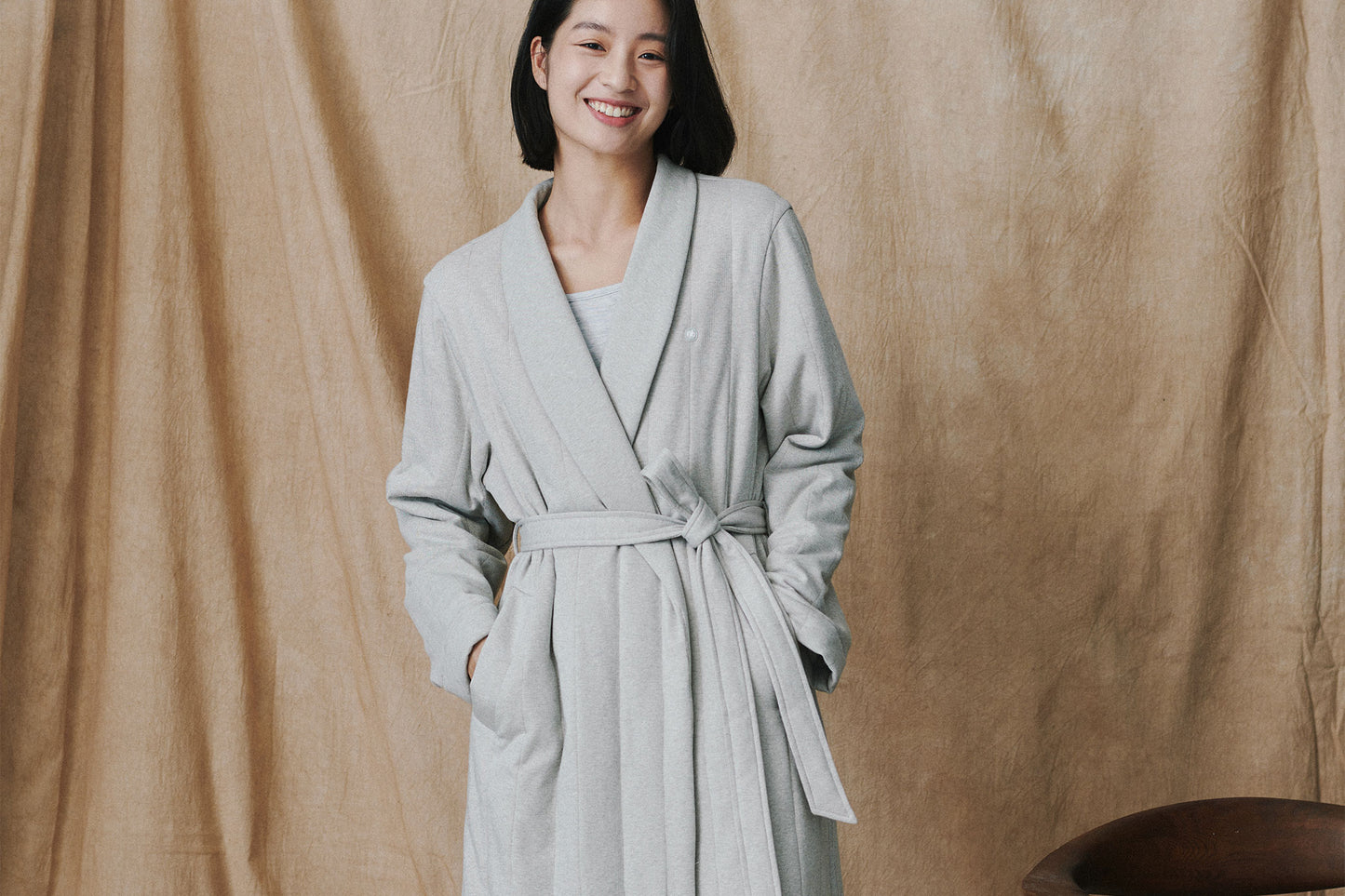 Adult Basics Quilted Bath Robe